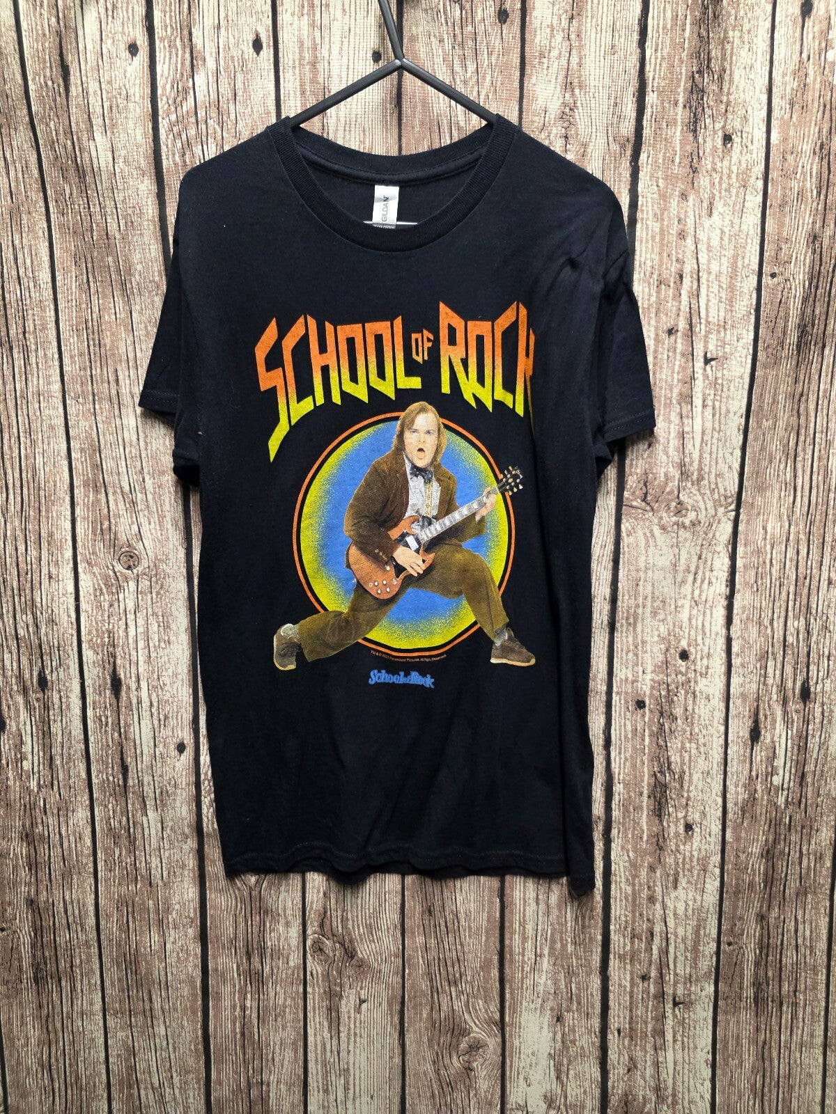 School of Rock Graphic T Shirt Black S BSCL110