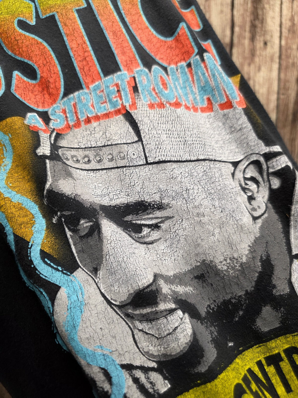 Poetic Justice Street Romance T Shirt Black L BSCL111