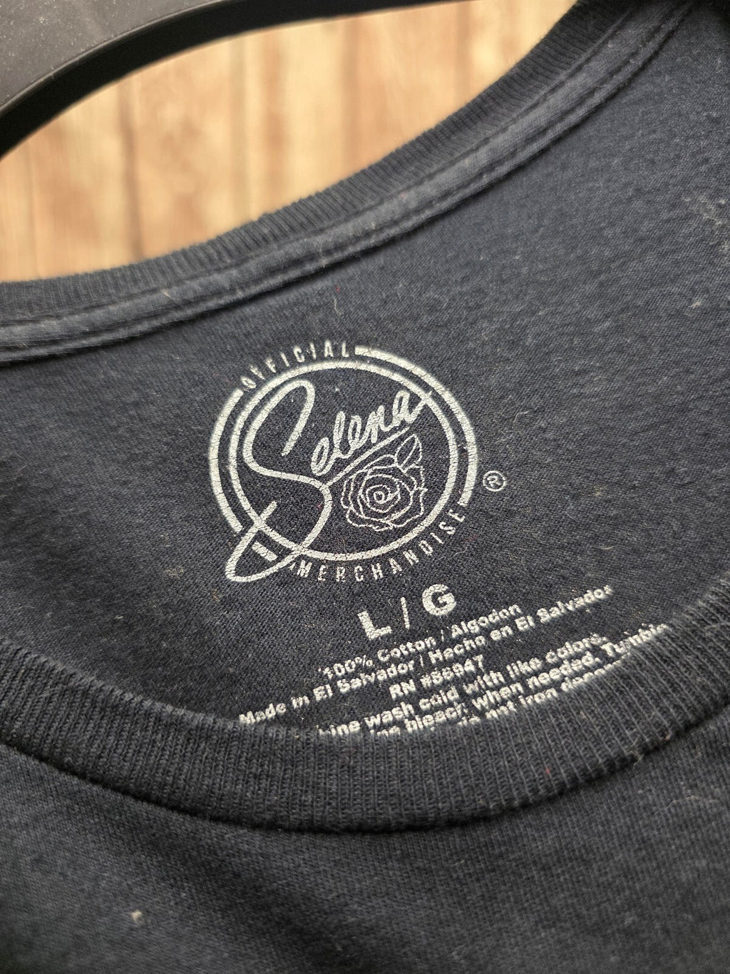 Selena Si Una Vez T Shirt Black L BSCL114