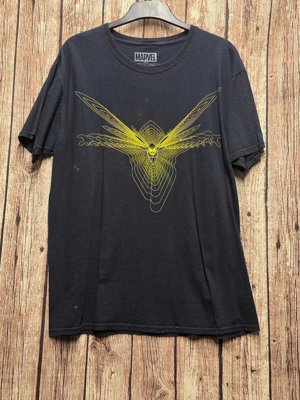 Marvel Wasp Graphic T Shirt Black Size L BSCL116