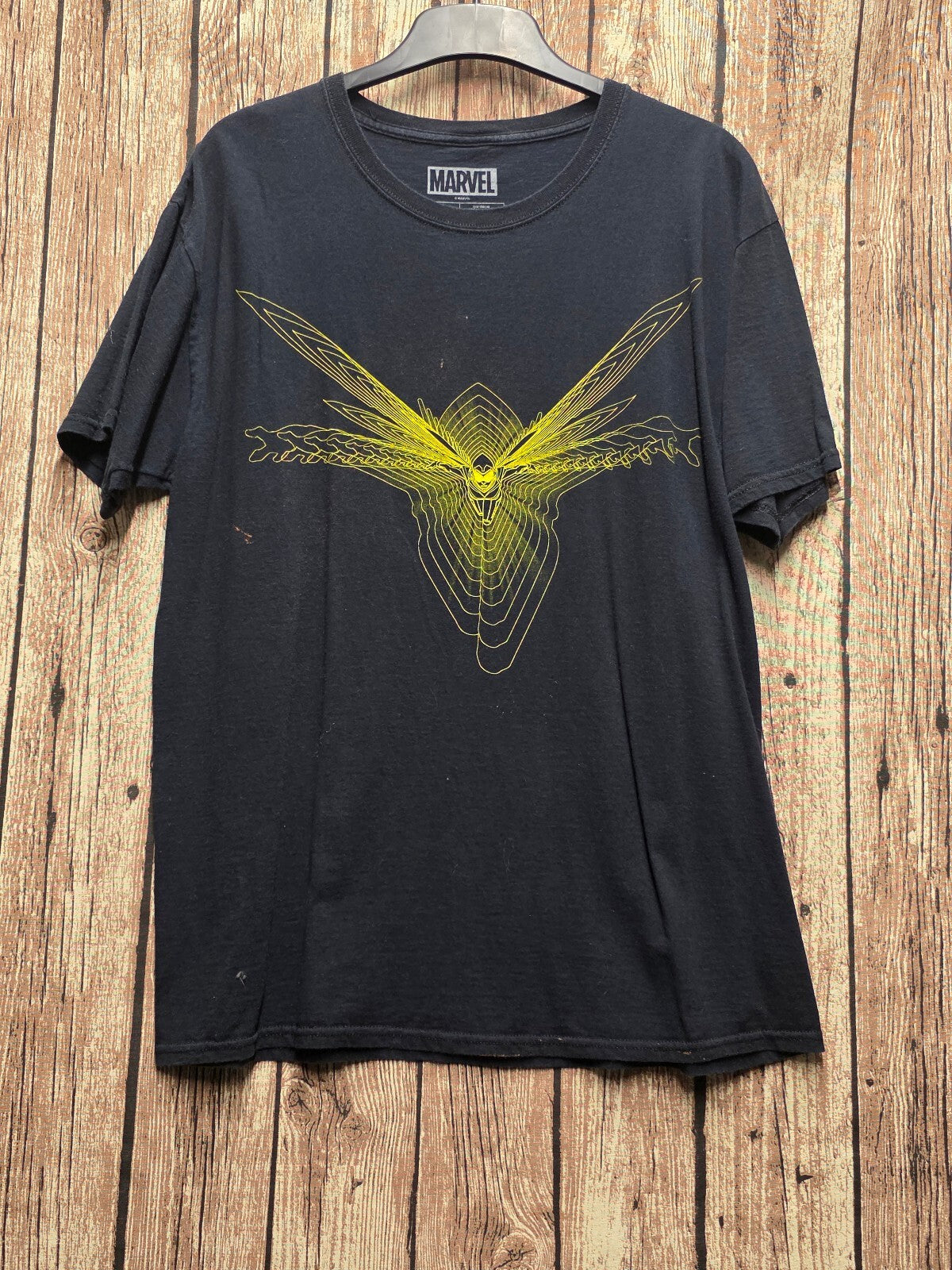 Marvel Wasp Graphic T Shirt Black Size L BSCL116