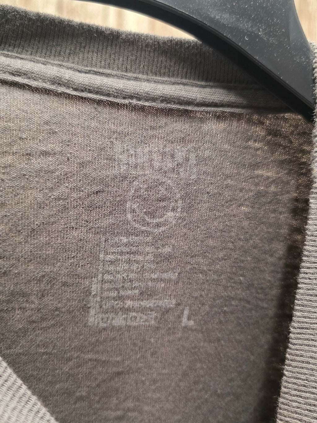 Nirvana Smiley Graphic T Shirt Grey BSCL119