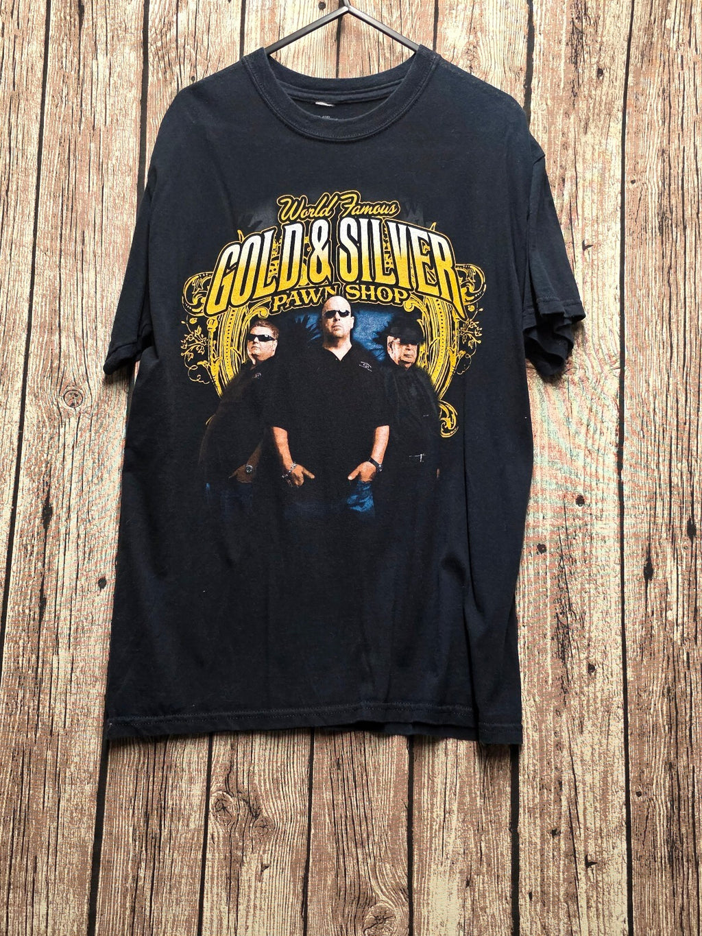 ZZ Top World Famous Gold and Silver Pawn Shop T Shirt BSCL129