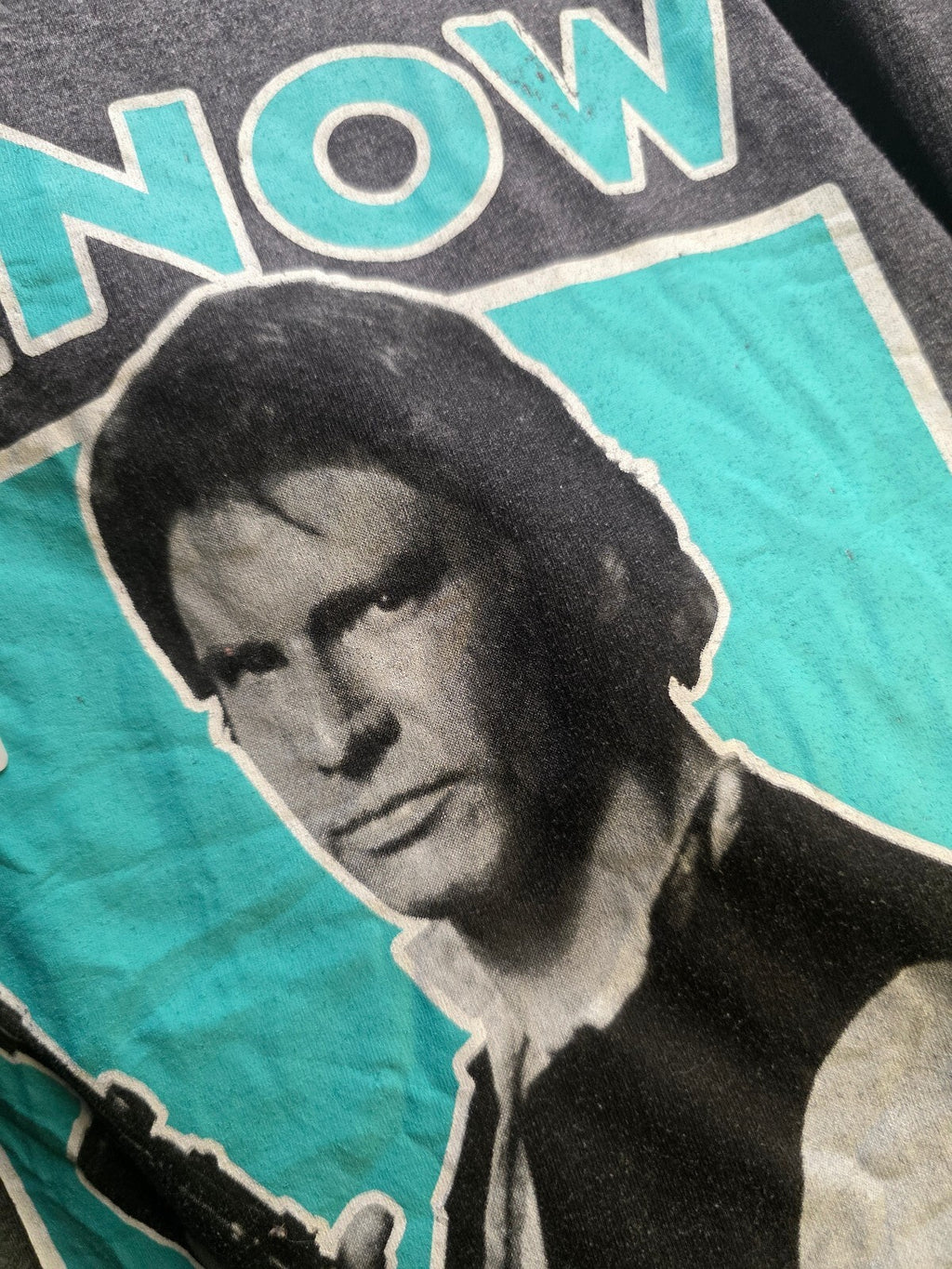 Star Wars I Know Han Solo Tank Top Black Turquoise XL MX704