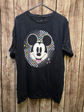Disney Mickey Mouse Graphic T Shirt Black Size MX705
