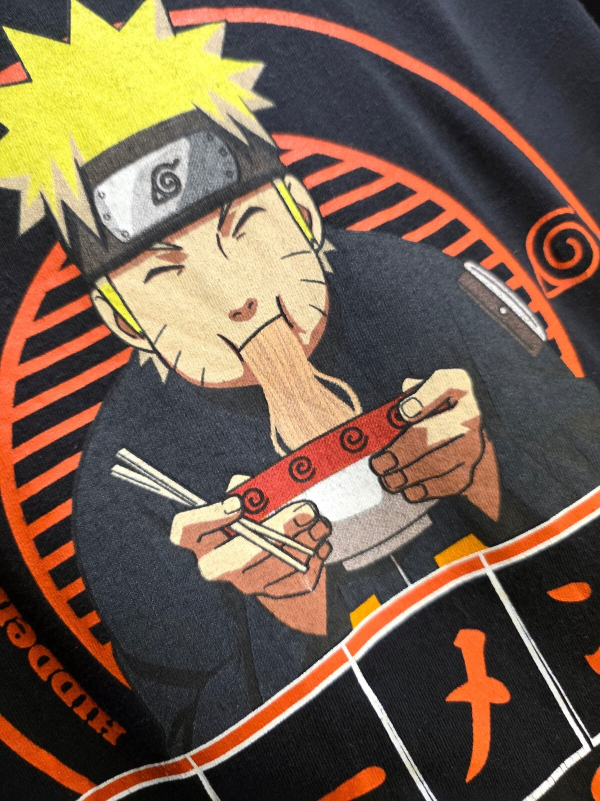 Naruto Ichiraku Ramen Shop T Shirt Black Size XL MX706