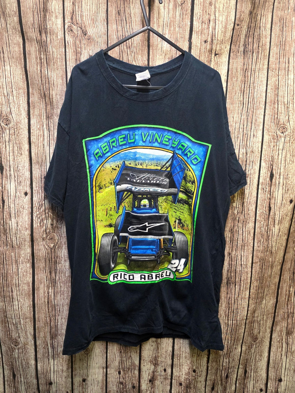 Rico Abreu Sprint Car Graphic T Shirt Black MX711