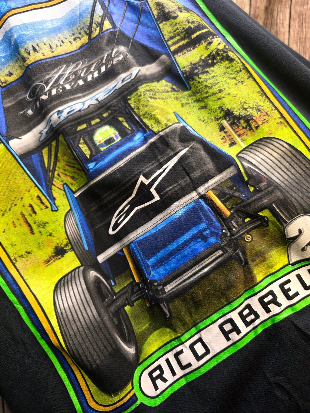 Rico Abreu Sprint Car Graphic T Shirt Black MX711