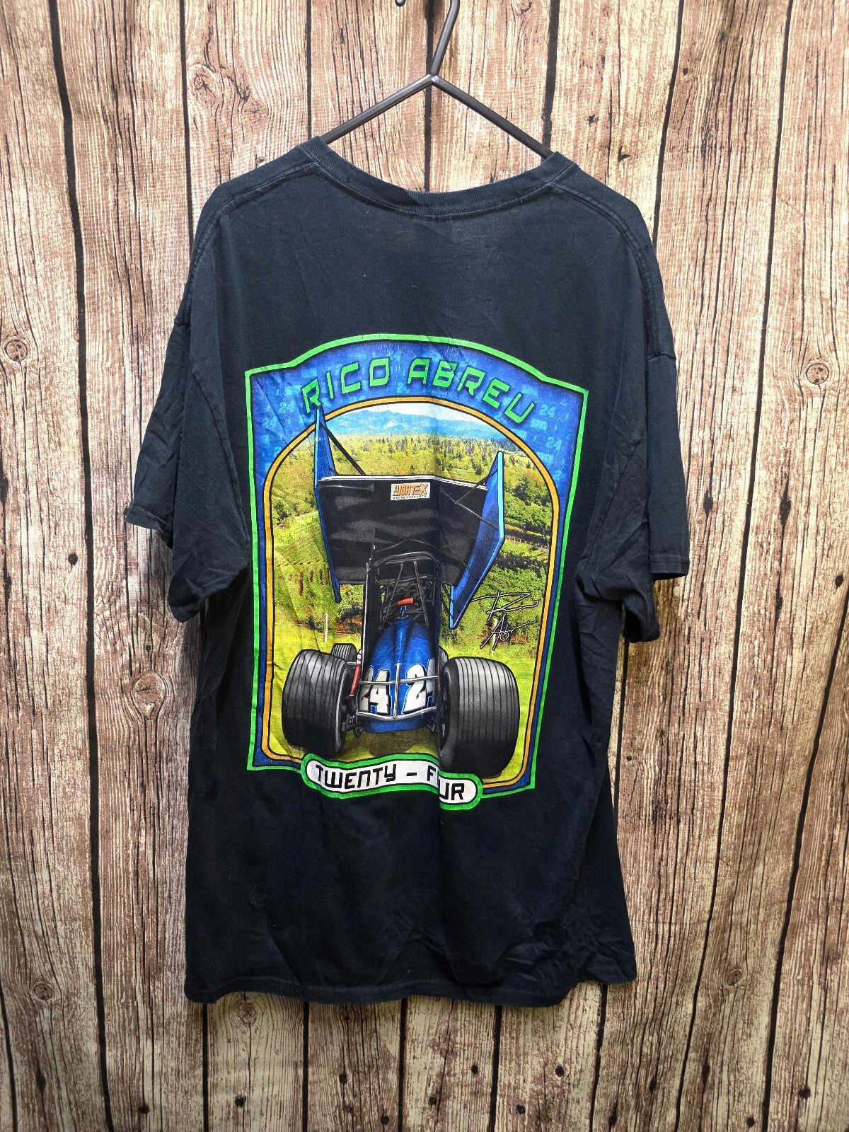 Rico Abreu Sprint Car Graphic T Shirt Black MX711