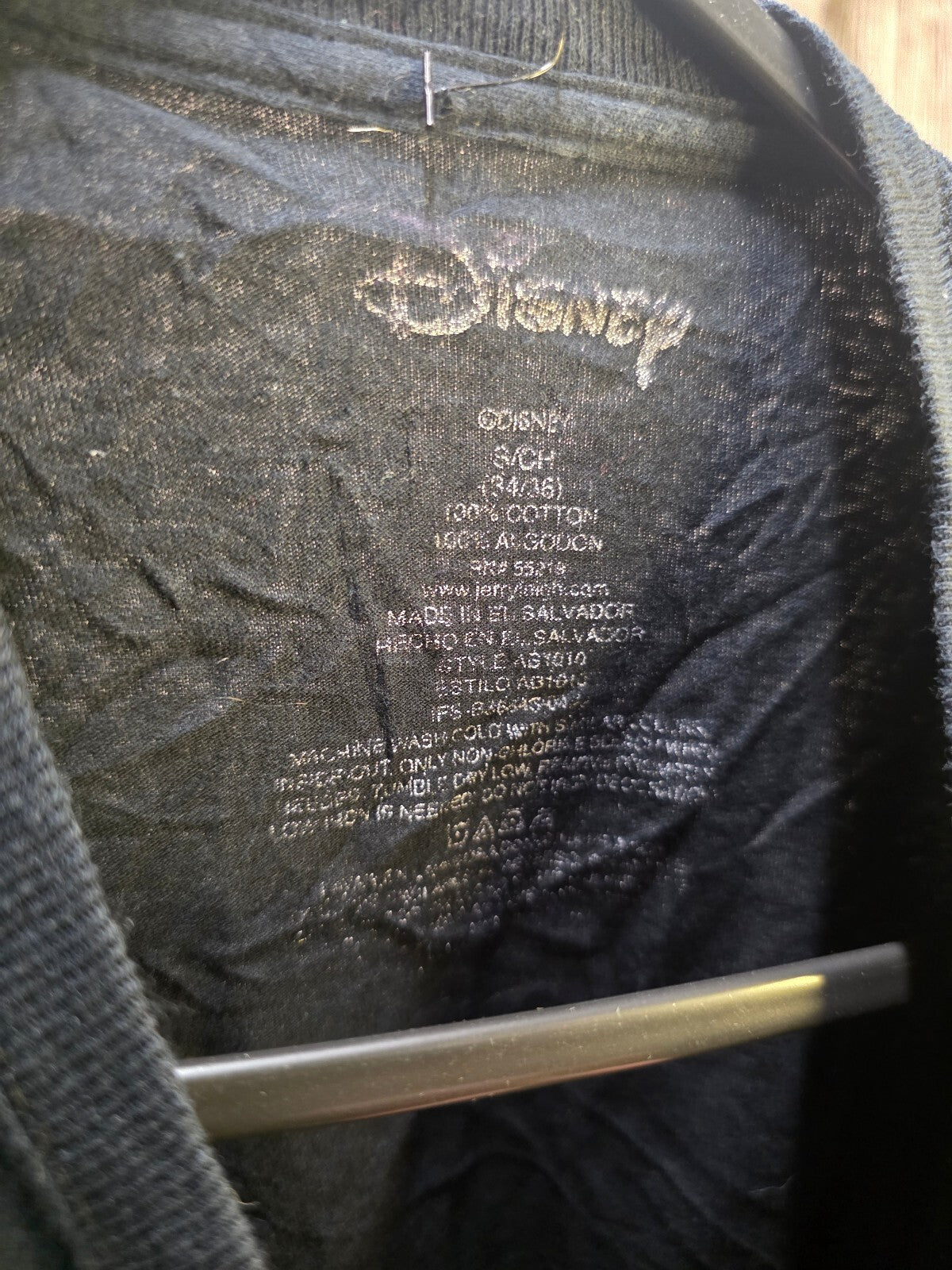 Disney Mickey Mouse Graphic T Shirt Black MX712