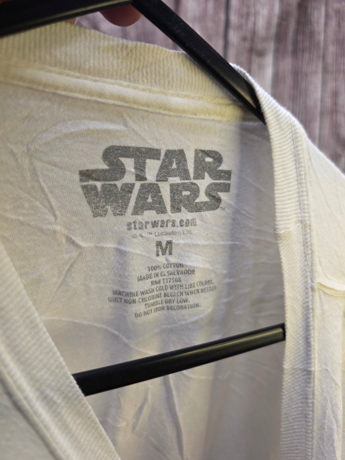 Star Wars Graphic T Shirt White Medium MX713