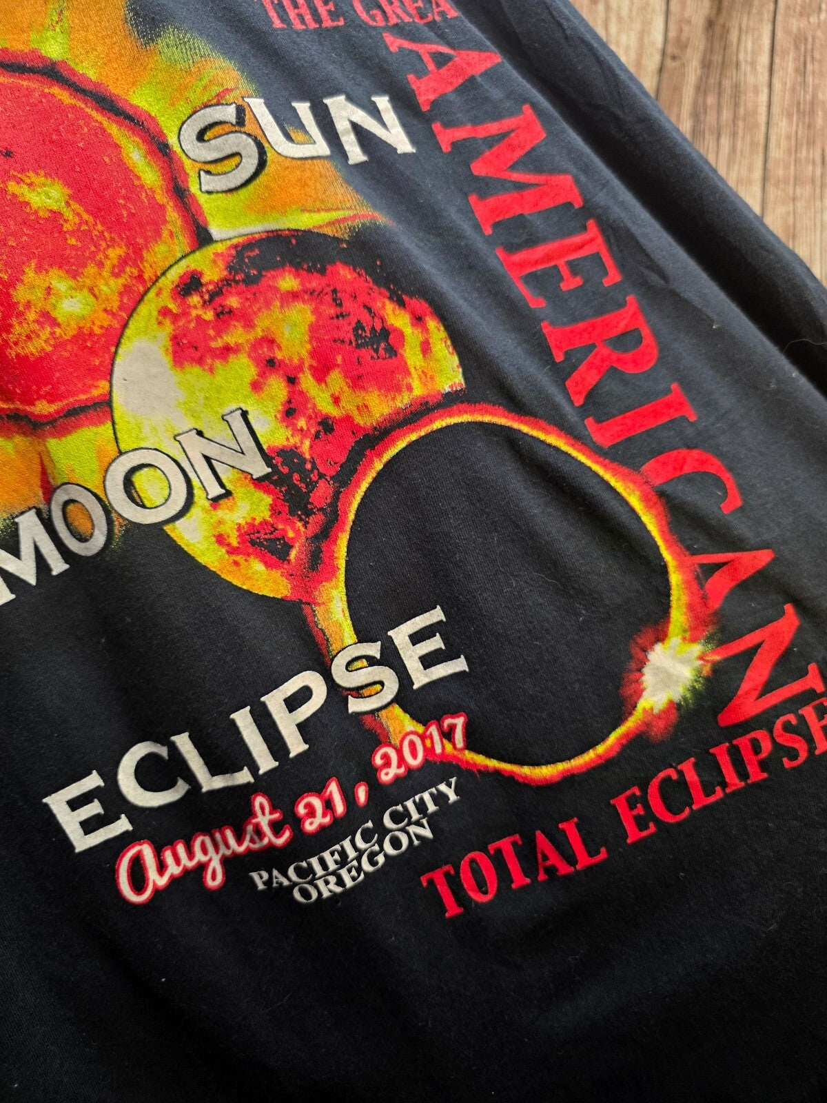Great American Eclipse 2017 T Shirt Black MX715