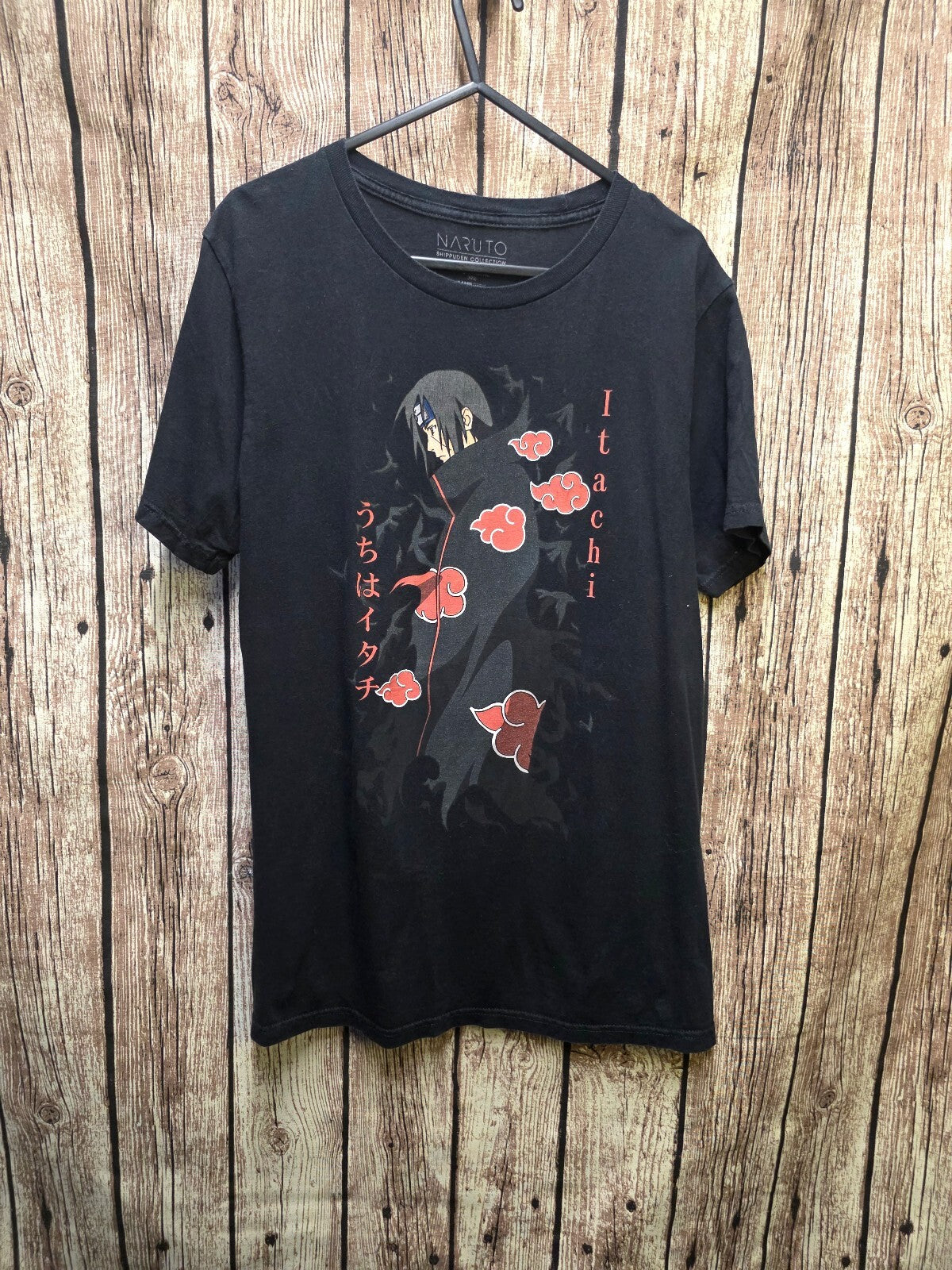 Naruto Itachi Graphic T Shirt Black MX718