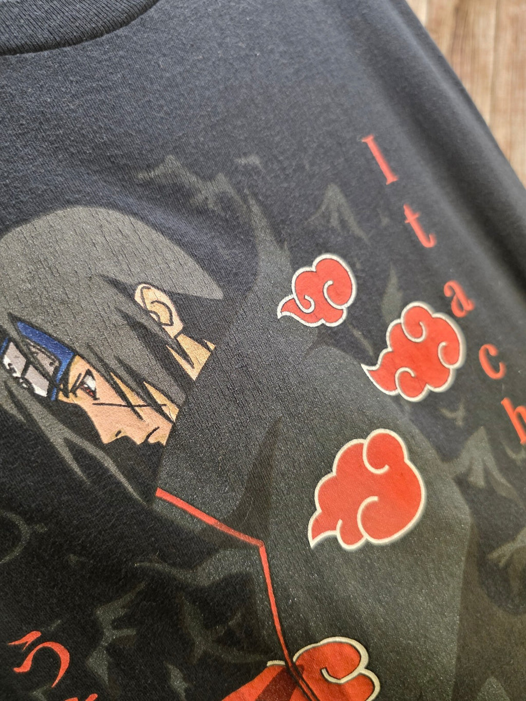 Naruto Itachi Graphic T Shirt Black MX718