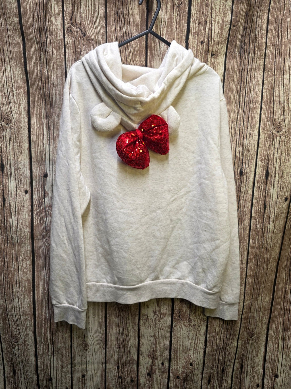 Disney Mickey Mouse Presents First Hoodie Cream MX719