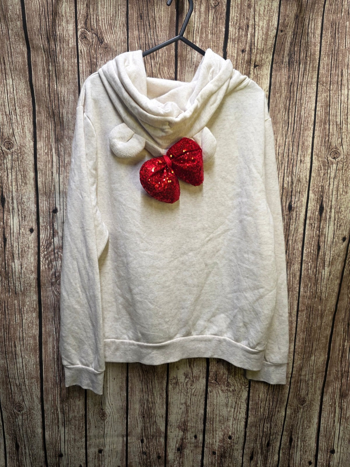 Disney Mickey Mouse Presents First Hoodie Cream MX719