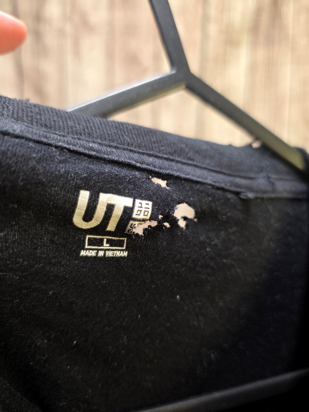 Uniqlo Demon Slayer Graphic T Shirt Black MX723