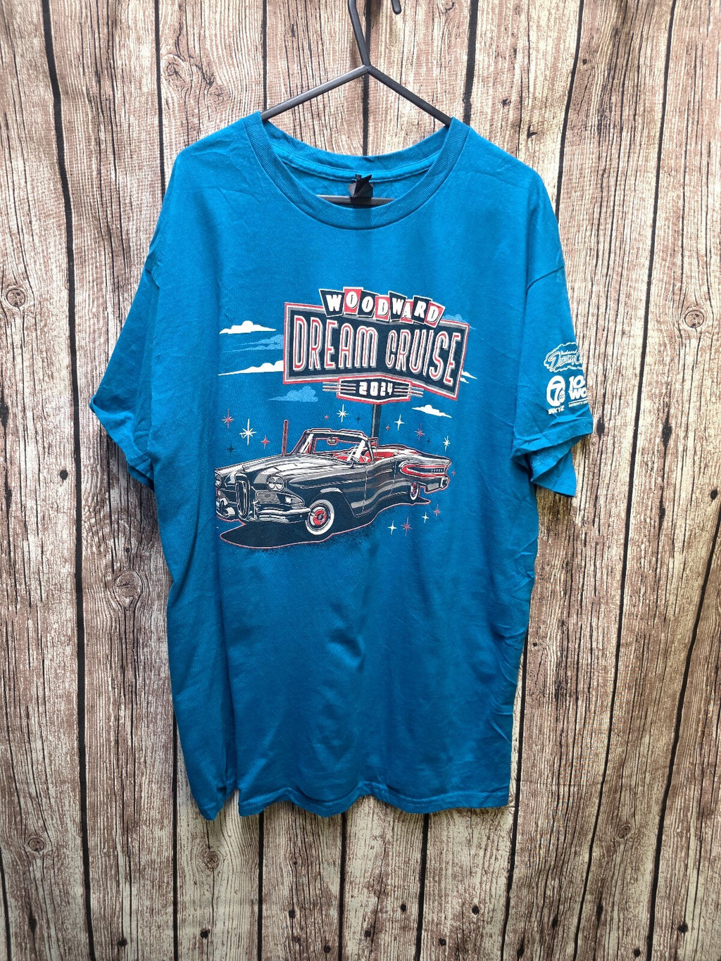 Woodward Dream Cruise 2024 T Shirt Blue MX727