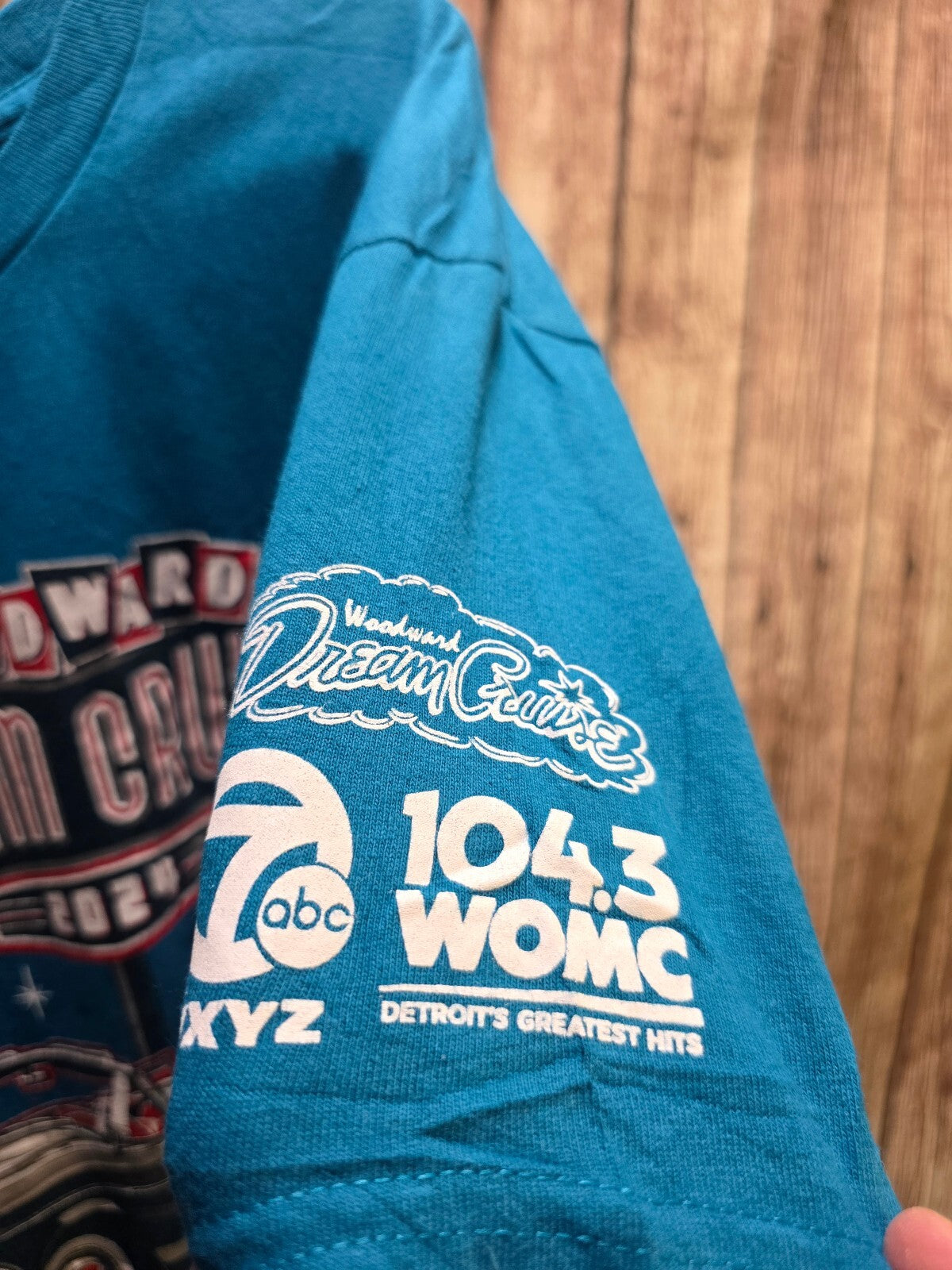 Woodward Dream Cruise 2024 T Shirt Blue MX727