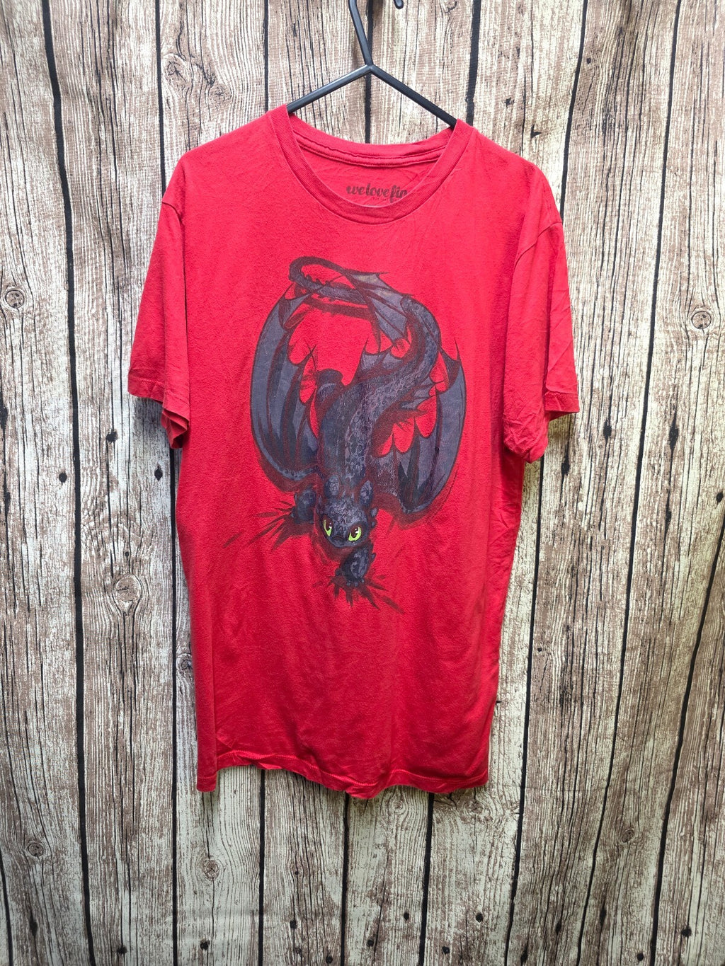 Welovefine Dragon Graphic T Shirt Red MX728