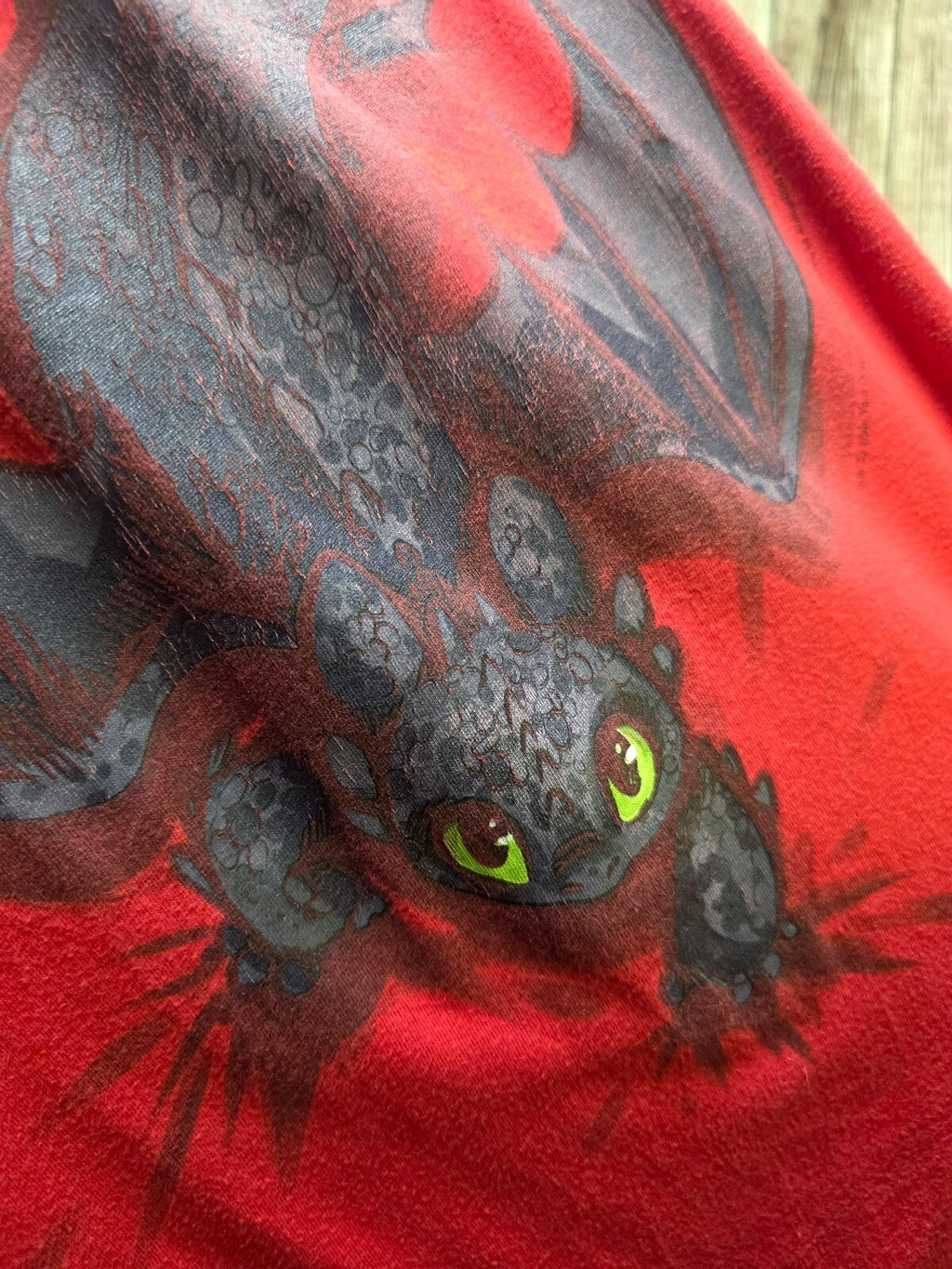 Welovefine Dragon Graphic T Shirt Red MX728