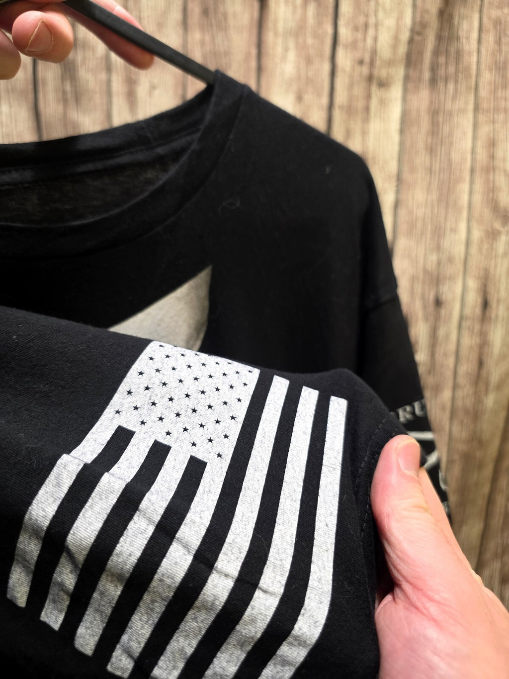 Grunt Style T Shirt Black Tie Print MX729