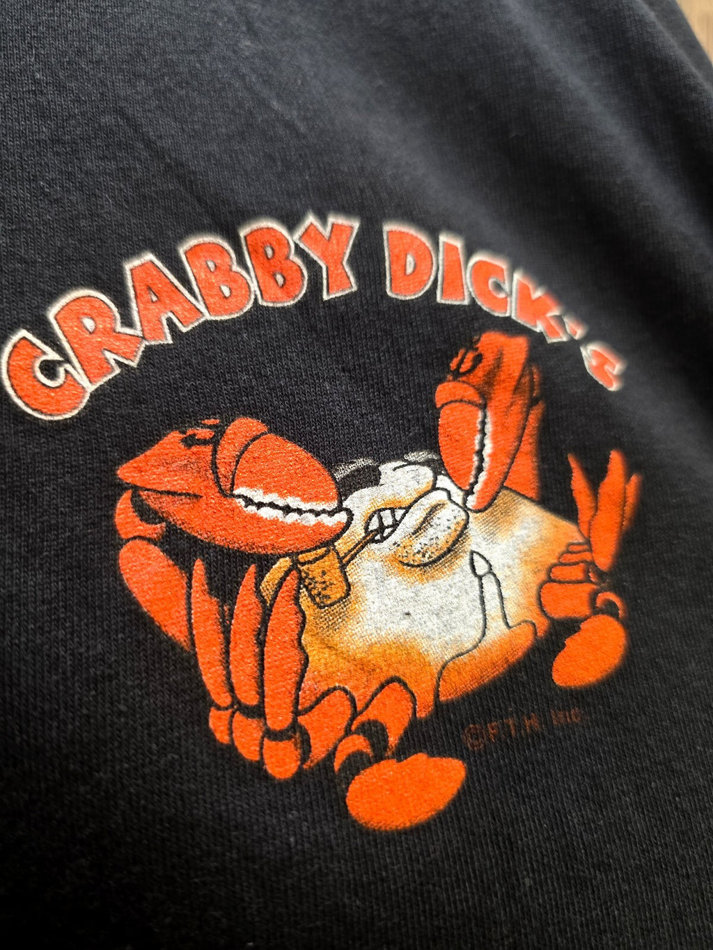 Crabby Dick's Pick This Graphic T Shirt Black XL MX741