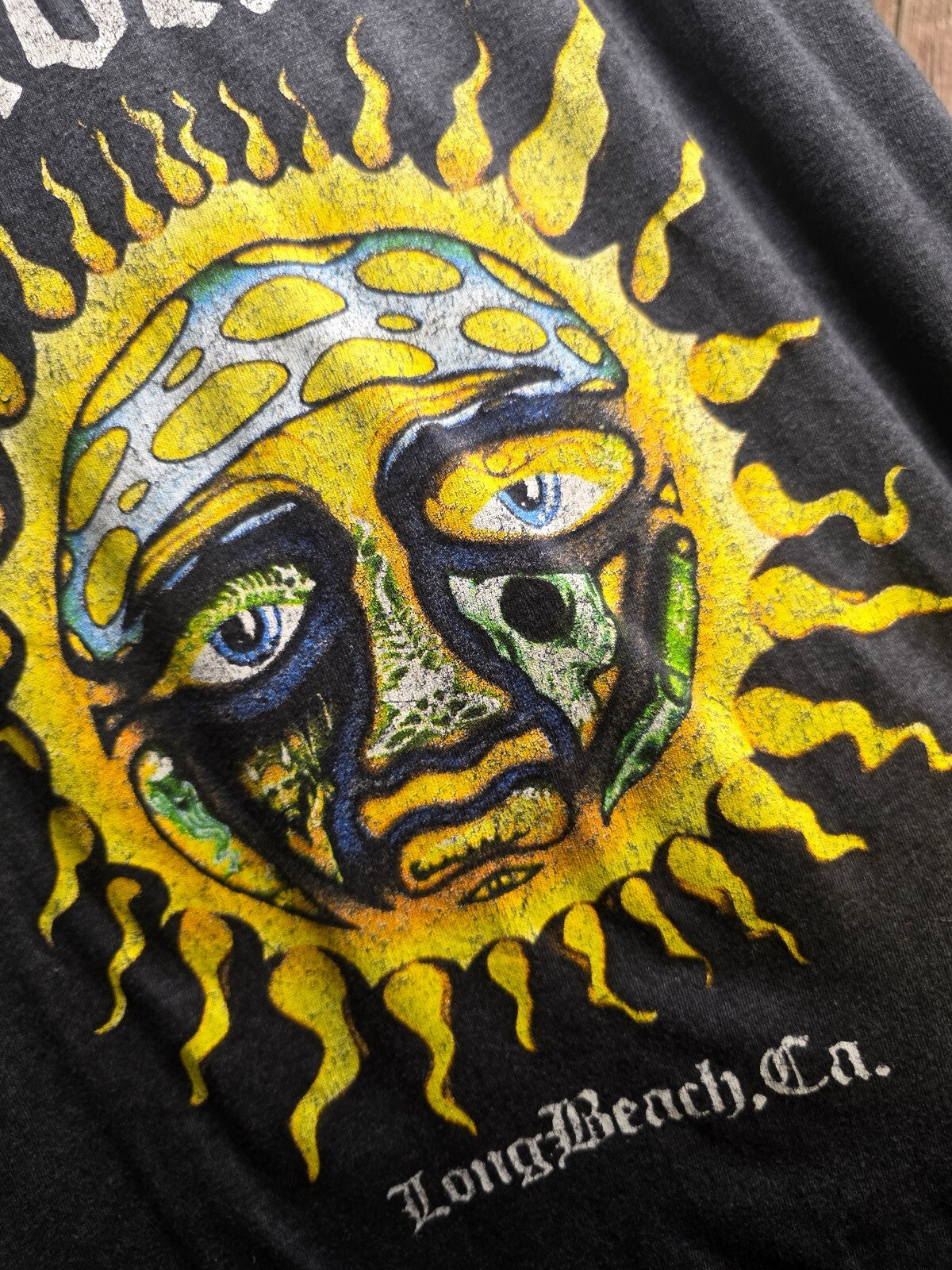 Sublime Sun Graphic T Shirt Black Size Small MX742