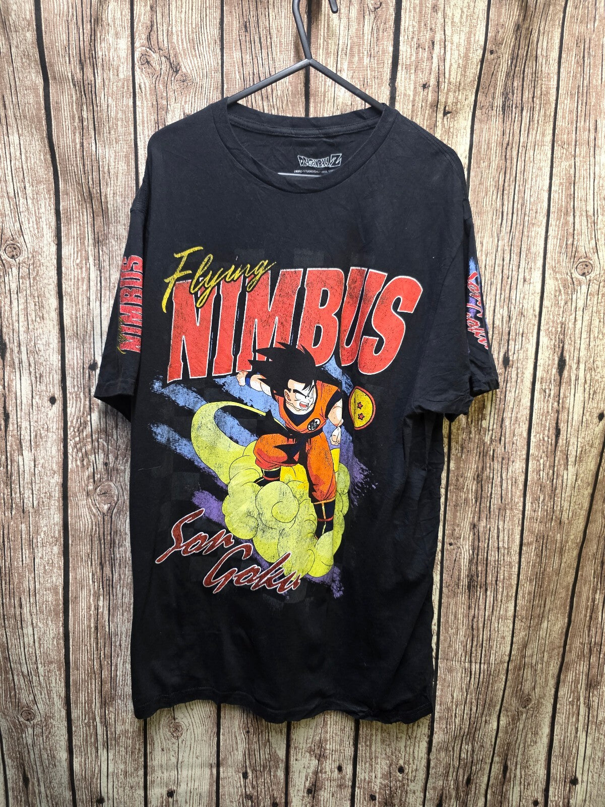 Dragon Ball Z Flying Nimbus Goku T Shirt Black MX743
