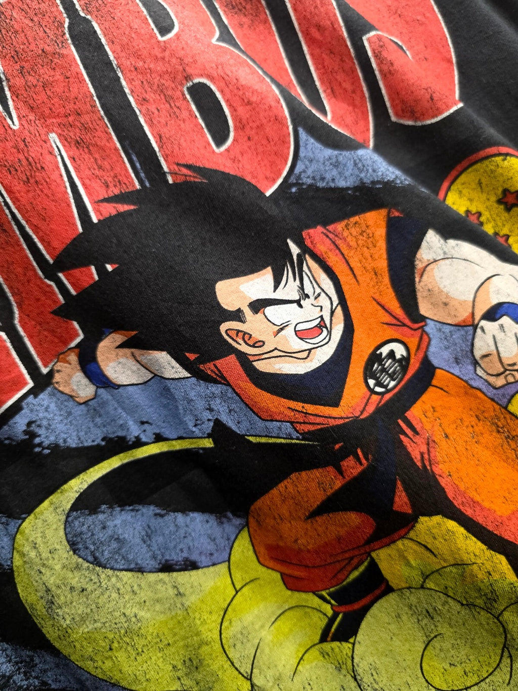 Dragon Ball Z Flying Nimbus Goku T Shirt Black MX743