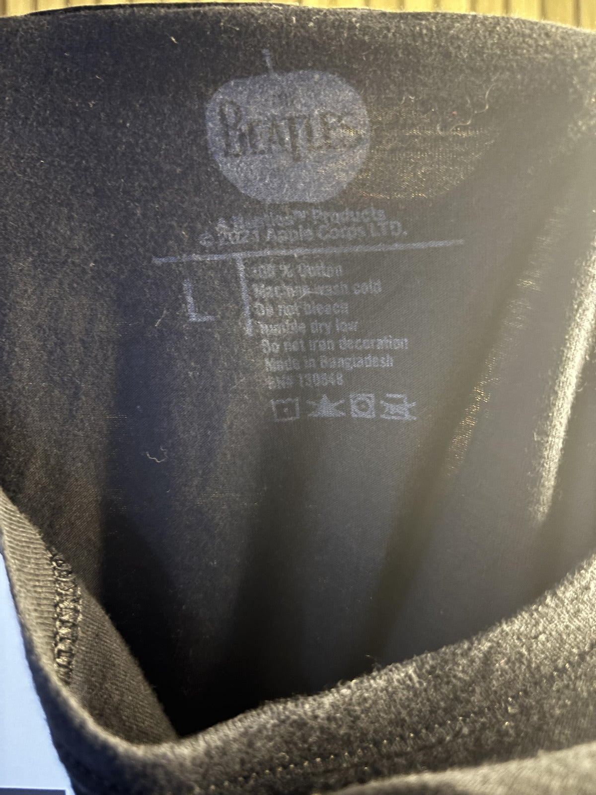 The Beatles Abbey Road Graphic T-Shirt Black Large
