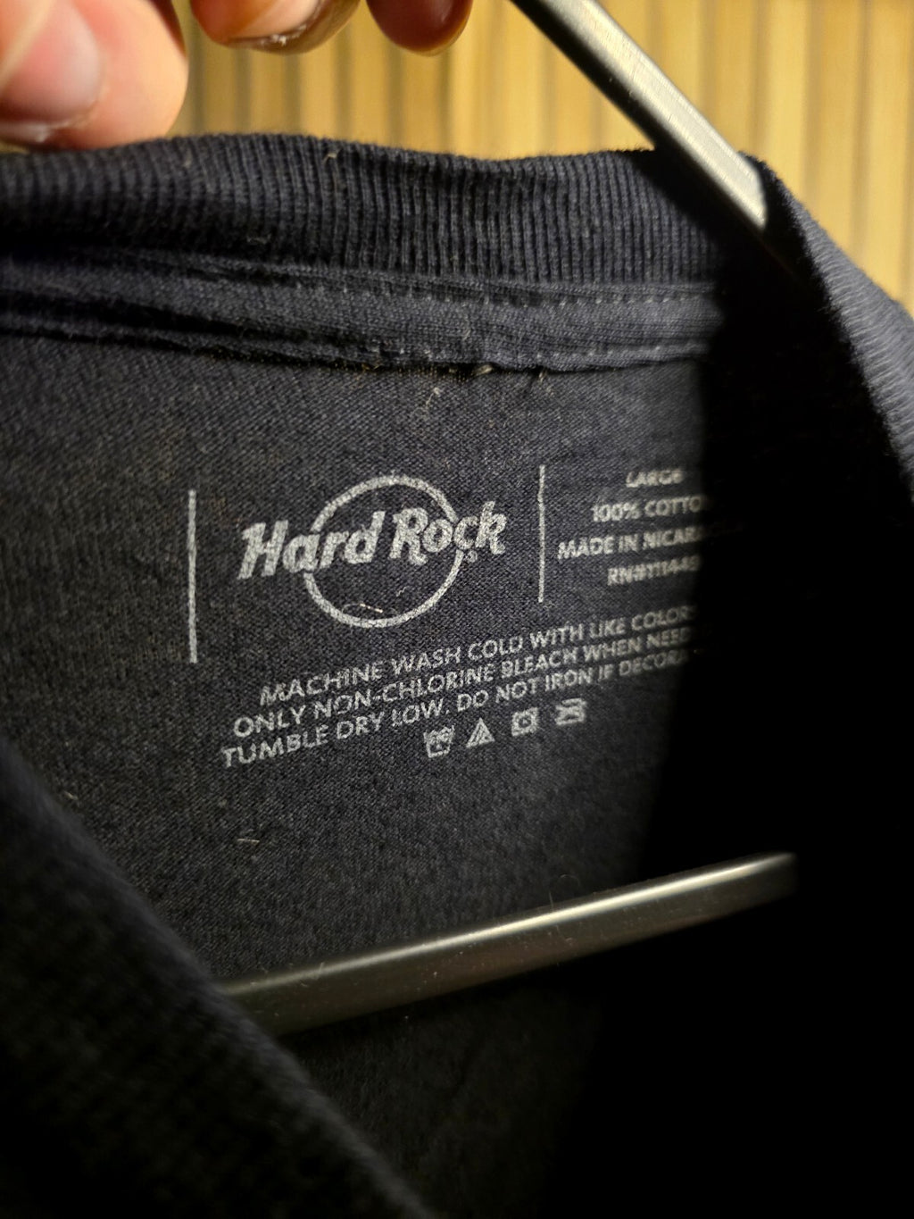 Hard Rock Seminole Hotel & Casino Hollywood FL Black T-Shirt Large