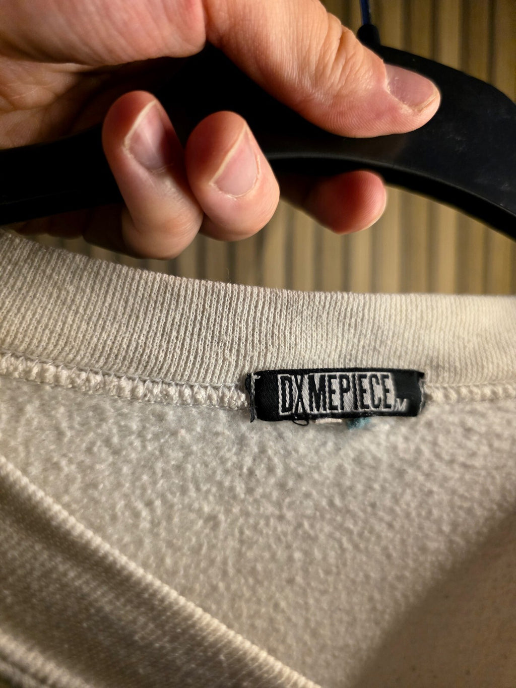 Dxmepiece White Sweatshirt with Urban Graphic Print Size M