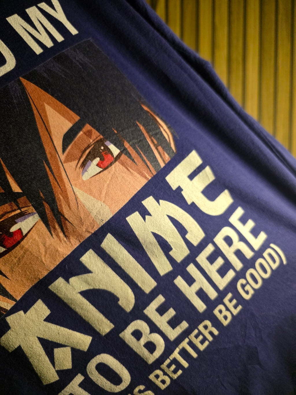 Port & Company Fan Favorite Anime Graphic T-Shirt Navy Medium