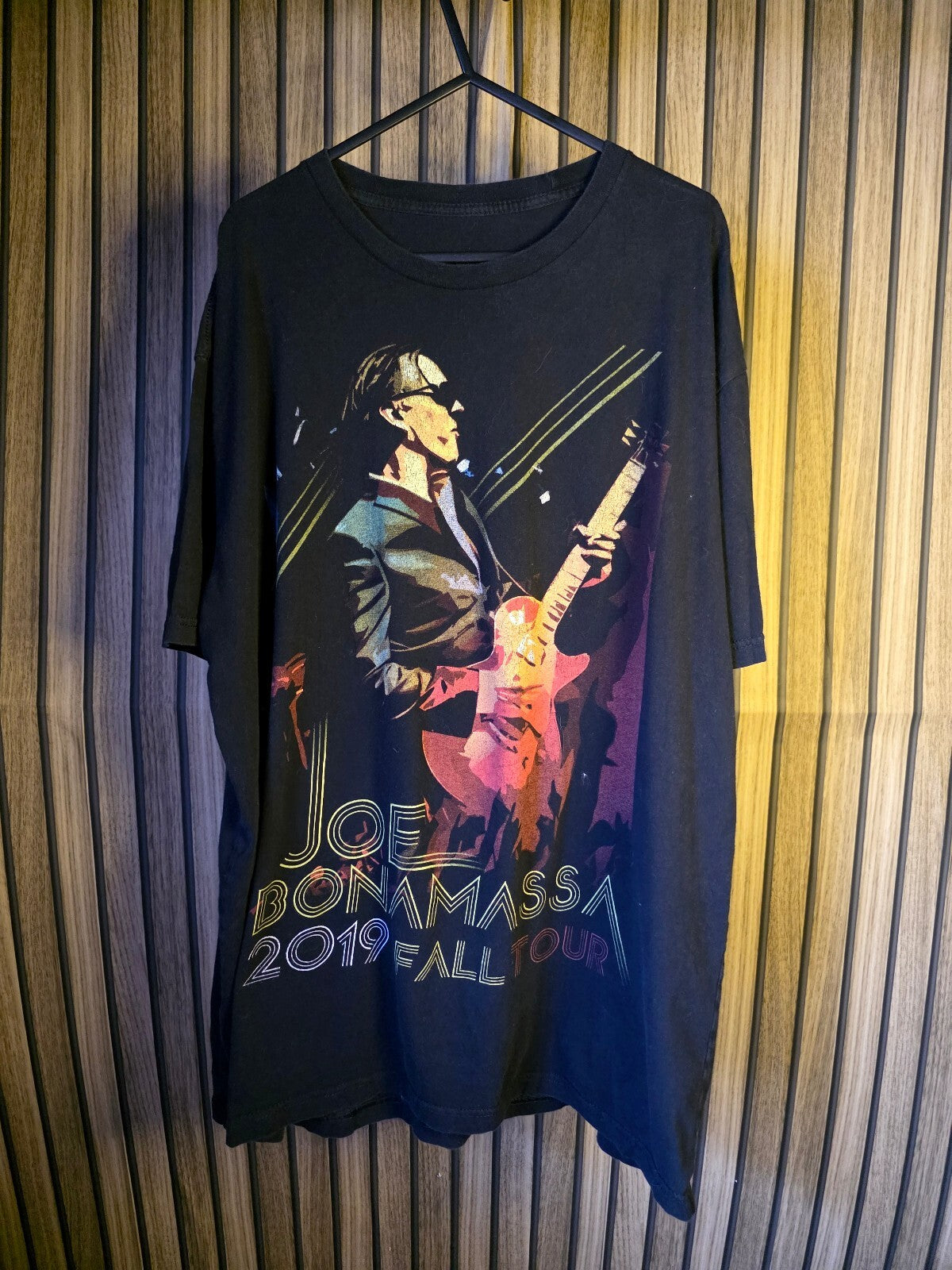Joe Bonamassa 2019 Fall Tour Graphic T-Shirt Black Unisex XL