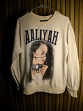 Aaliyah Graphic Sweatshirt Beige Medium