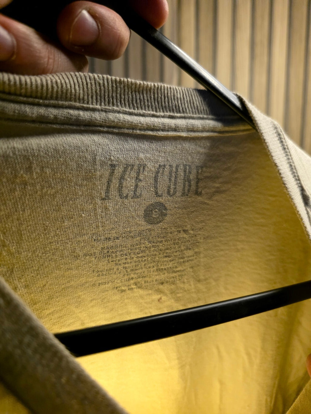 Ice Cube South Central Los Angeles Graphic T-Shirt Beige Small