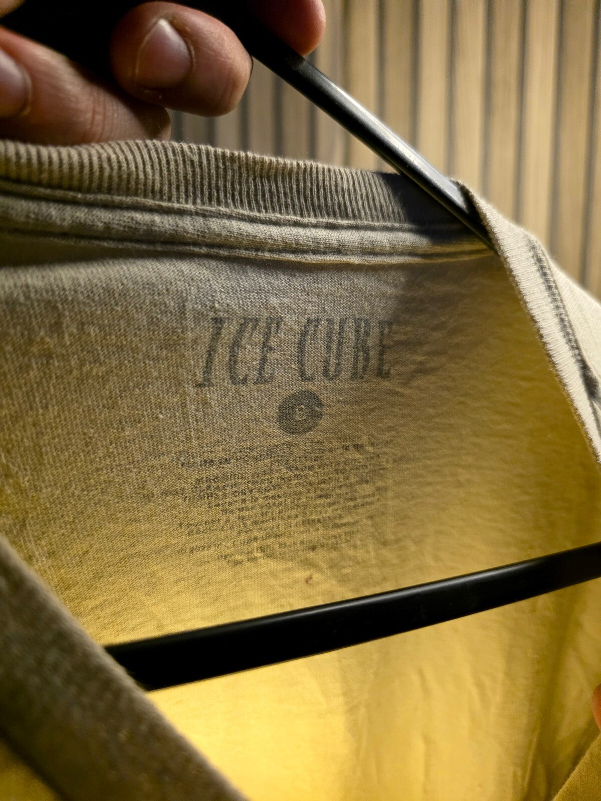 Ice Cube South Central Los Angeles Graphic T-Shirt Beige Small