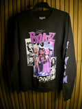 Bratz Black Graphic Sweatshirt Butterflies Print Size M