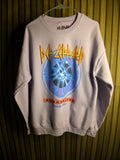 Def Leppard Adrenalize Tour 1992 Sweatshirt Light Purple Medium
