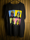 Pop Art Style Biggie Smalls Graphic T-Shirt Black Unisex Regular Large