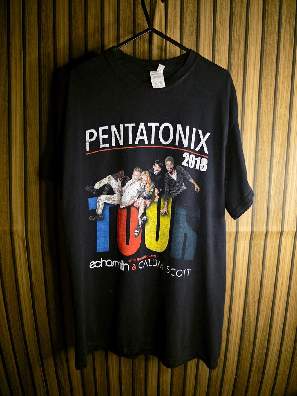 Pentatonix 2018 Tour Black Graphic T-Shirt Size M