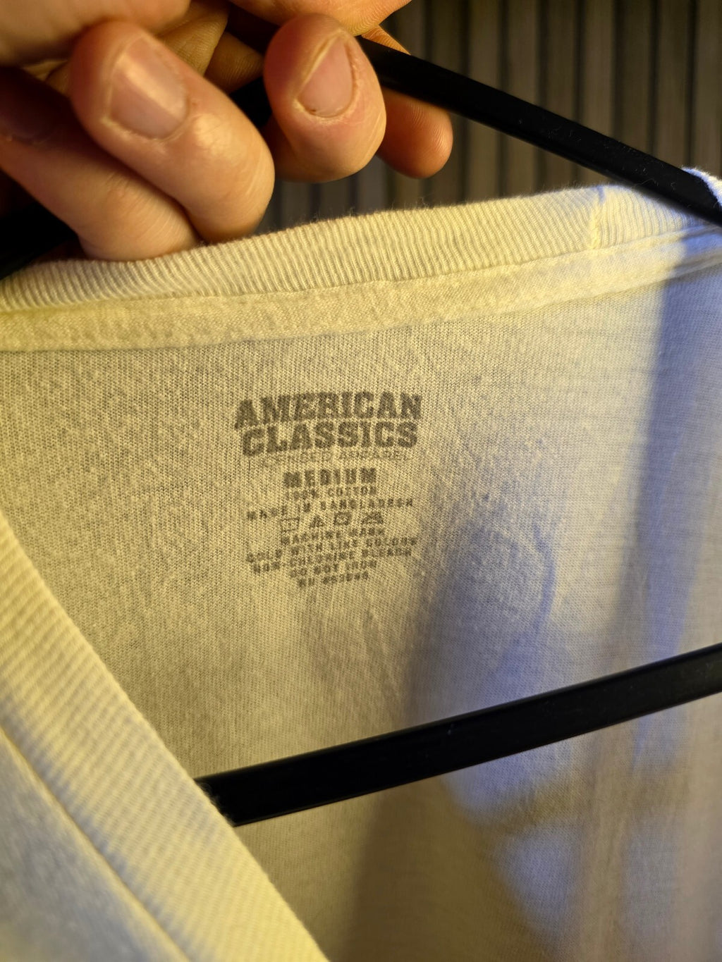 American Classics AC/DC We Salute You Graphic T-Shirt Cream Medium