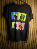Notorious B.I.G. Pop Art Graphic T-Shirt Black Size Regular S
