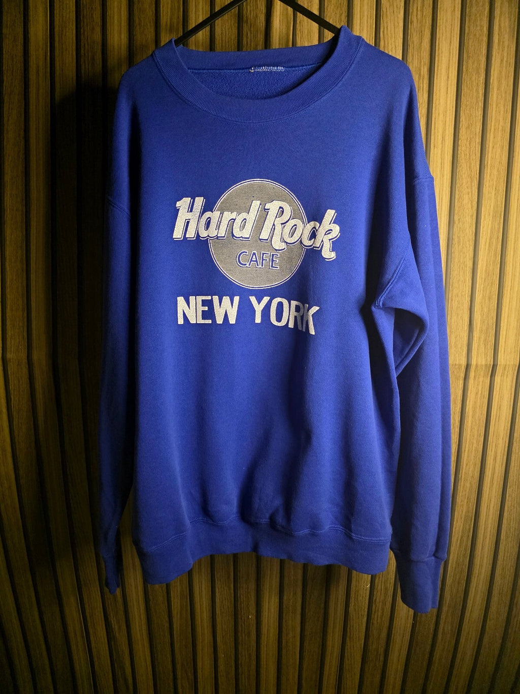 Hard Rock Cafe New York Blue Sweatshirt Medium