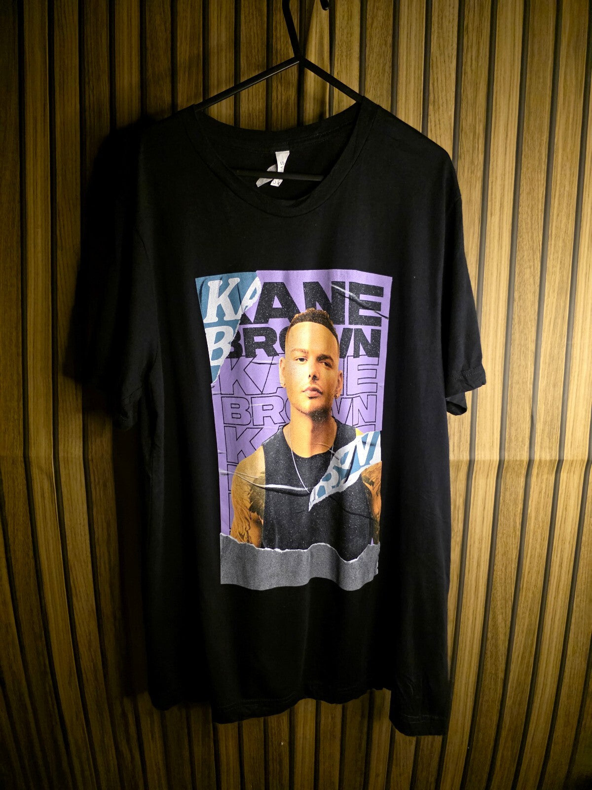 Kane Brown Tour Graphic Black T-Shirt Size L