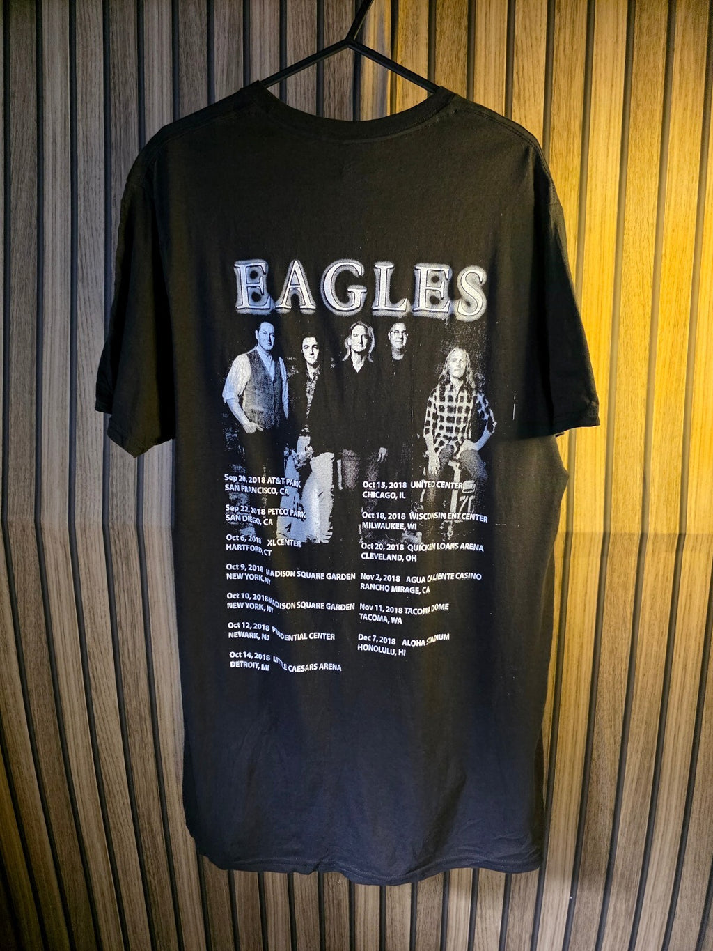 Delta Soft Eagles Band T-Shirt Black Medium