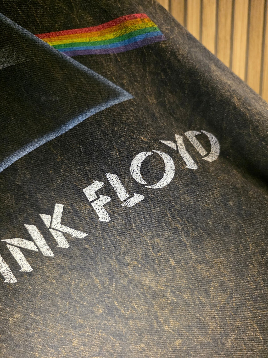 Pink Floyd The Dark Side of the Moon Graphic T-Shirt Black Size 14/16