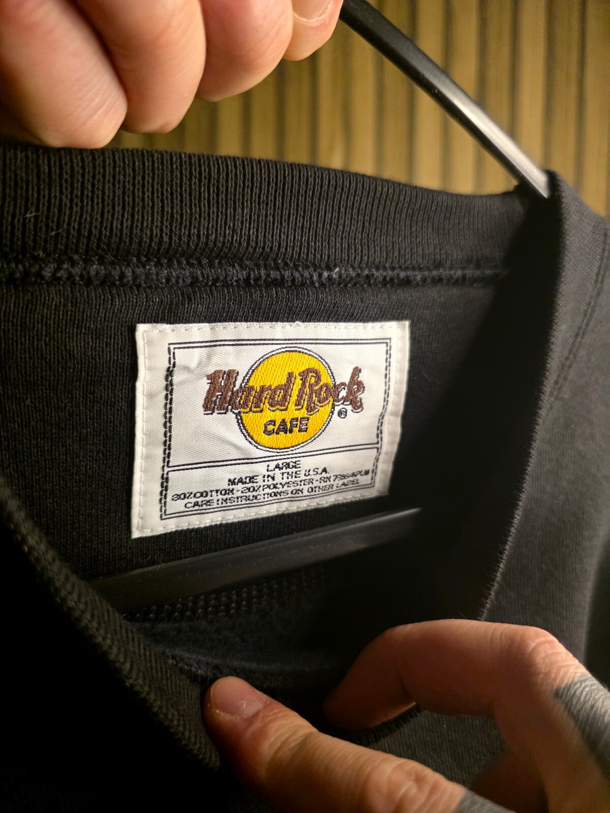Hard Rock Cafe Myrtle Beach Sweatshirt Black Large