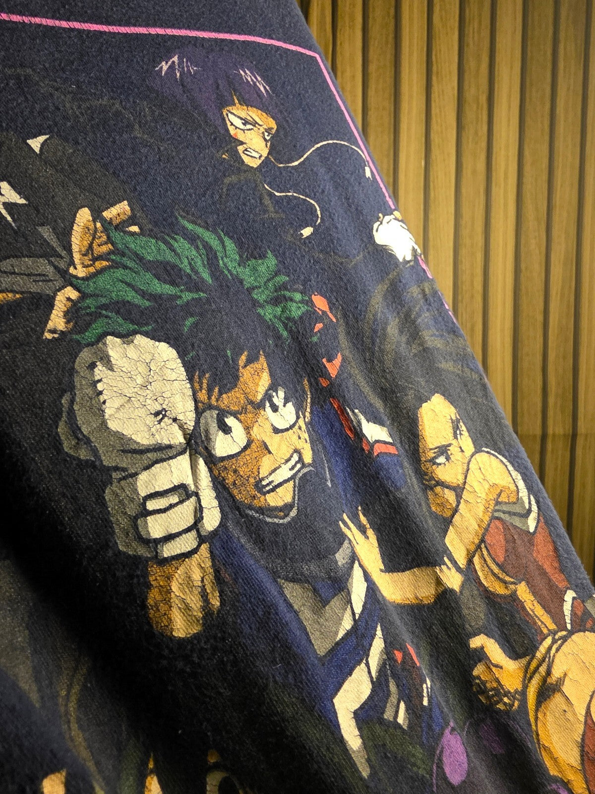 Funimation My Hero Academia Anime Graphic T-Shirt Navy Blue 3XL